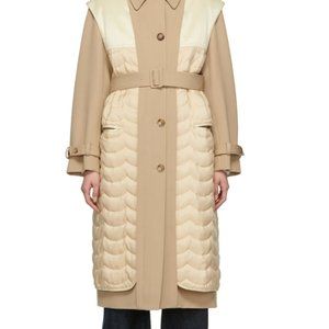 CHLOÉ Beige Look 15 Gabardine Trench Coat
